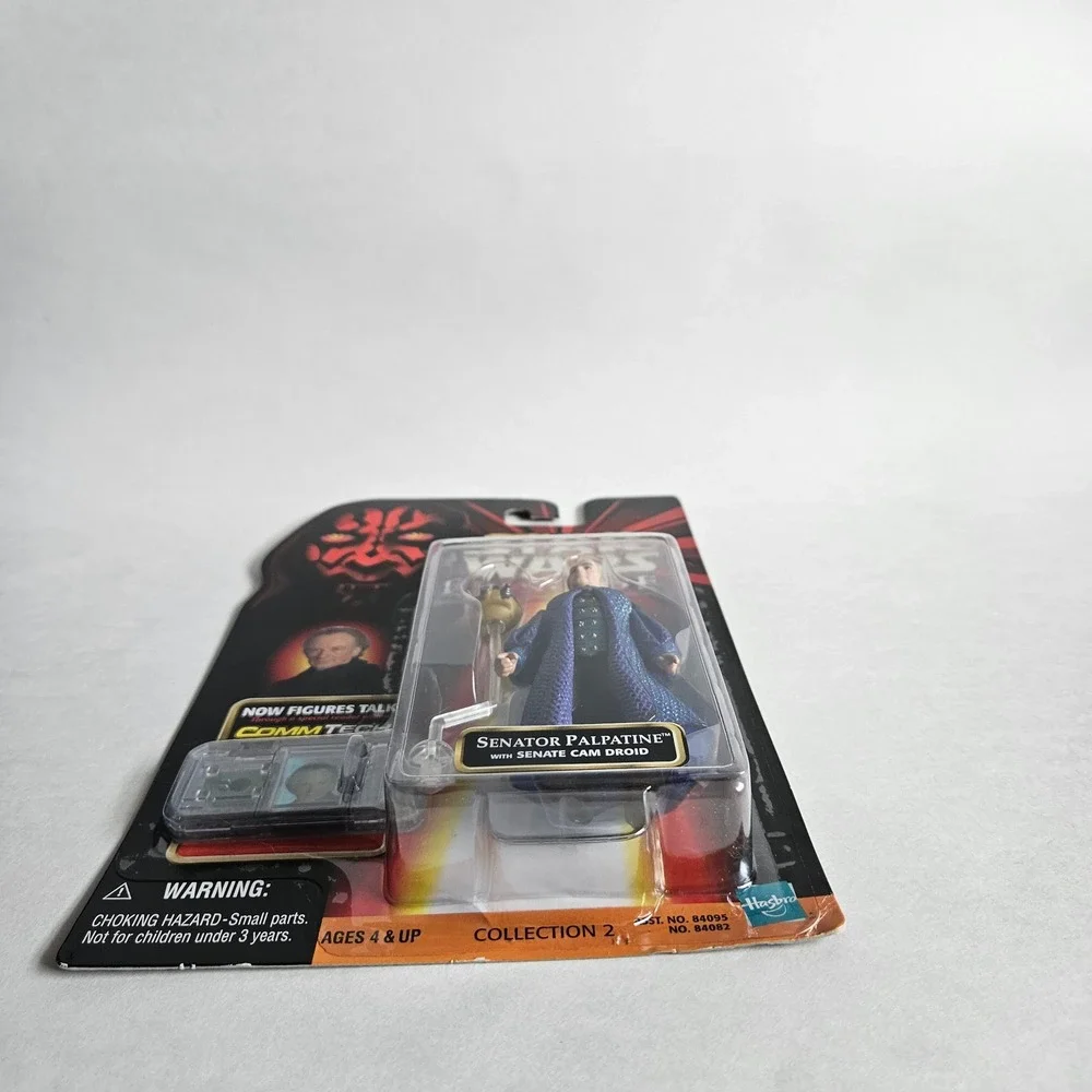 Star Wars Episode I Senator Palpatine Action Figure CommTech Hasbro 1998 Sealed
